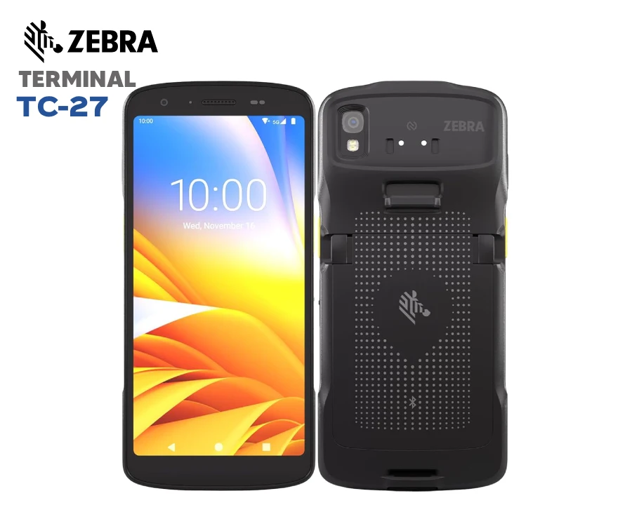 Terminal Movil Zebra TC27 Robusto de 6" Escaner 1D, 2D WiFi|BT